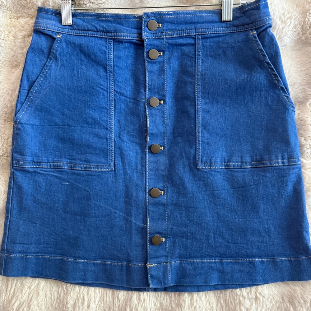 American Apparel Denim Pocket Skirt – Size L
